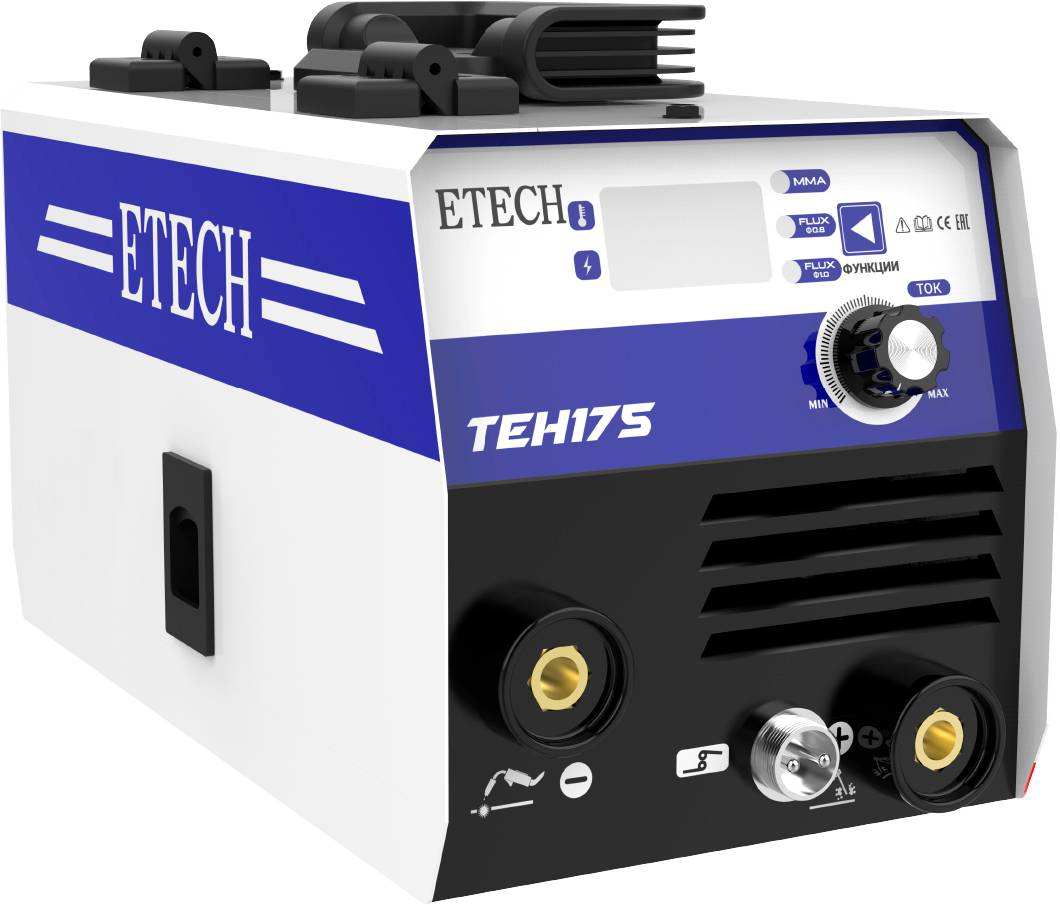 ETECH TEH175 Аппарат сварочный инверторный (MIG (FCAW) 50-175A 0.8-1 мм., MMA 20-175A)