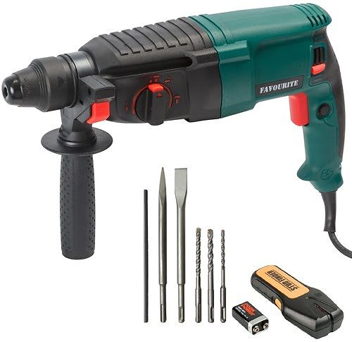 RH 1100 Перфоратор гориз. 1100Вт, 3реж,  3,5Дж, SDS+ (ДЕТЕКТОР ПРОВОДКИ В КОМПЛЕКТЕ)