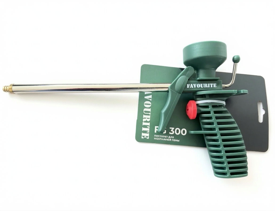 FG 300 Пистолет для монтажной пены FAVOURITE (РЕГУЛЯТОР ПОДАЧИ ПЕНЫ)