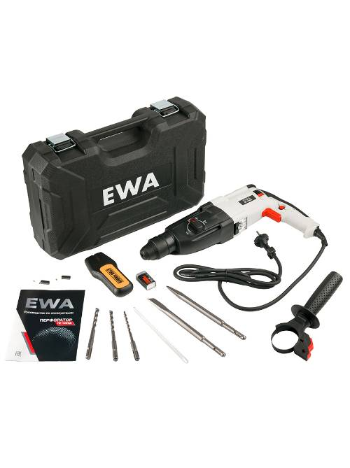 ПЕ 1000Д Перфоратор 1000Вт, SDS+ EWA (+ ДЕТЕКТОР ПРОВОДКИ)