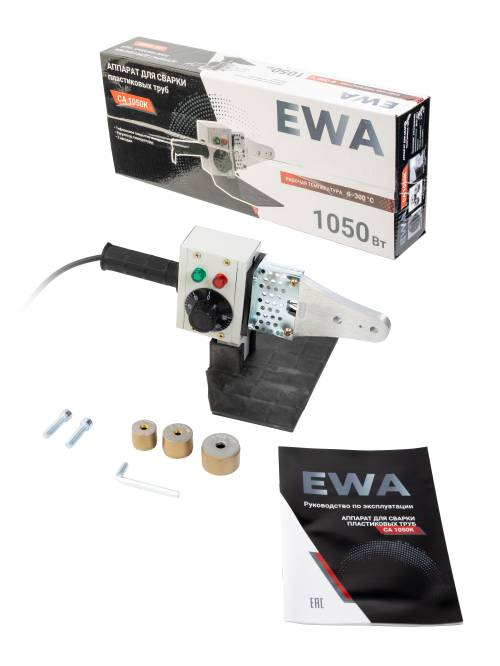 СА 1050К Аппарат для сварки пластиковых труб 1050 Вт EWA
