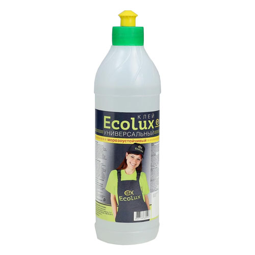 Клей Ecolux универсальный морозоустойчивый 0,25 л (35шт/уп.)