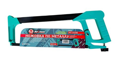 Ножовка по металлу 300 мм, с железной прорезиненной рукояткой, «Maximum»