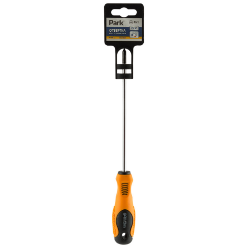 Отвертка Park Standart PH1х15см, двухкомпонентная рукоятка, крестовая