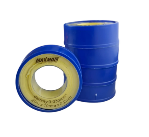 Лента Фум для газа 20м x 19мм x 0.2мм, 0.03г /см³, "MAXIMUM"